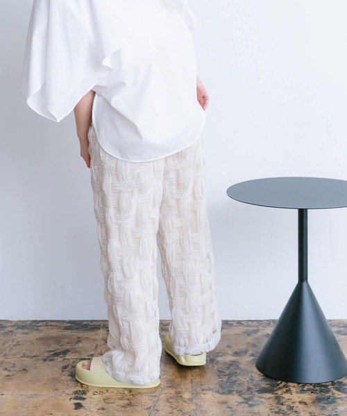 KBF(ケイビーエフ)の「バテンレースパンツ(その他パンツ・レディース・アイボリー/ブラック・ONE)」の21枚目の写真