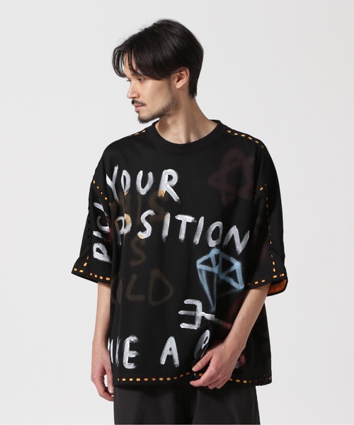 amok（アモク）の「amok×Guernika/アモク×ゲルニカ/ペイントTシャツ（T 