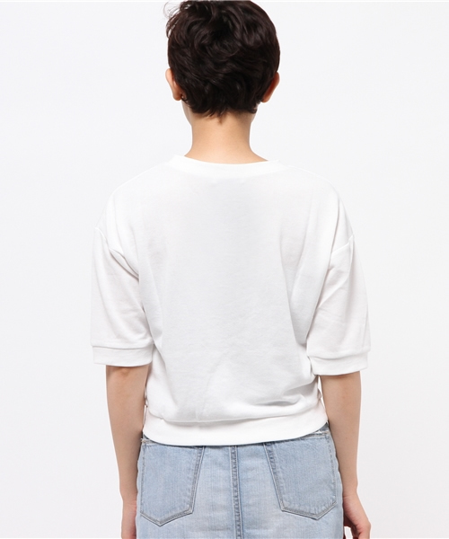 WEGO（ウィゴー）の「WEGO/キルティングハートプルオーバー（スウェット・レディース・オフホワイト/ネイビー/ライトパープル・FREE）」の13枚目の写真