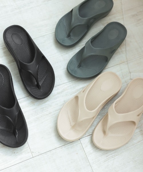 DONOBAN（ドノバン）の「エアリートングサンダル（サンダル・レディース・アイボリー/グレー/ブラック・L/M）」の10枚目の写真