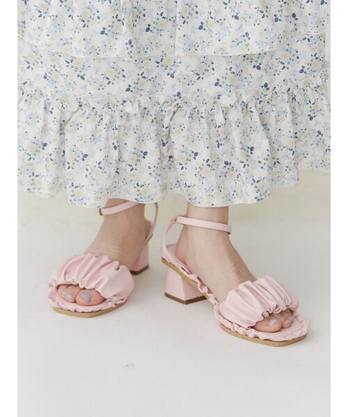 merry jenny(メリージェニー)の「くしゅくしゅフリルミュール(サンダル・レディース・ミント/ブルー/ピンク・MEDIUM/LARGE)」の17枚目の写真