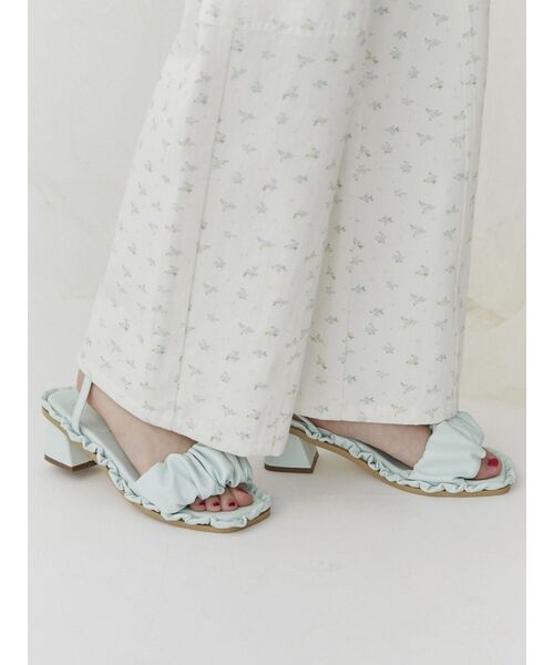 merry jenny(メリージェニー)の「くしゅくしゅフリルミュール(サンダル・レディース・ミント/ブルー/ピンク・MEDIUM/LARGE)」の21枚目の写真