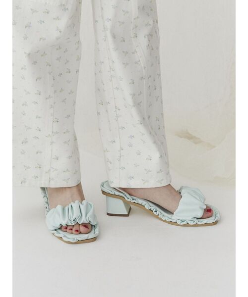 merry jenny(メリージェニー)の「くしゅくしゅフリルミュール(サンダル・レディース・ミント/ブルー/ピンク・MEDIUM/LARGE)」の22枚目の写真