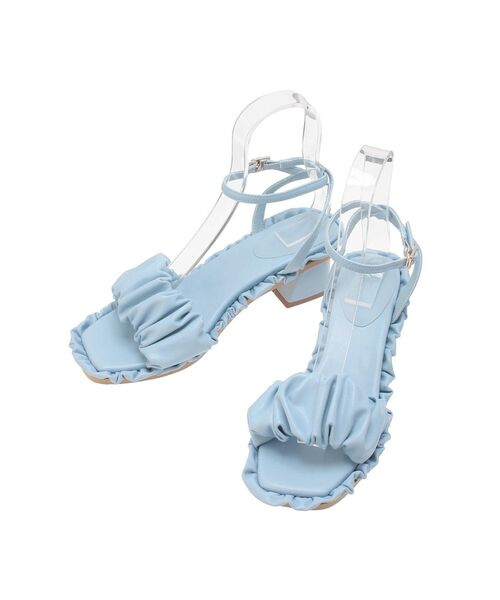 merry jenny(メリージェニー)の「くしゅくしゅフリルミュール(サンダル・レディース・ミント/ブルー/ピンク・MEDIUM/LARGE)」の13枚目の写真