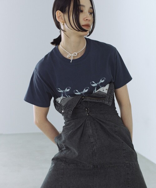 Firsthand（ファーストハンド）の「Firsthand/ファーストハンド RIBBON BALL CHOKER / リボンボールチョーカー（ネックレス・レディース・ホワイト/シルバー・FREE）」の6枚目の写真