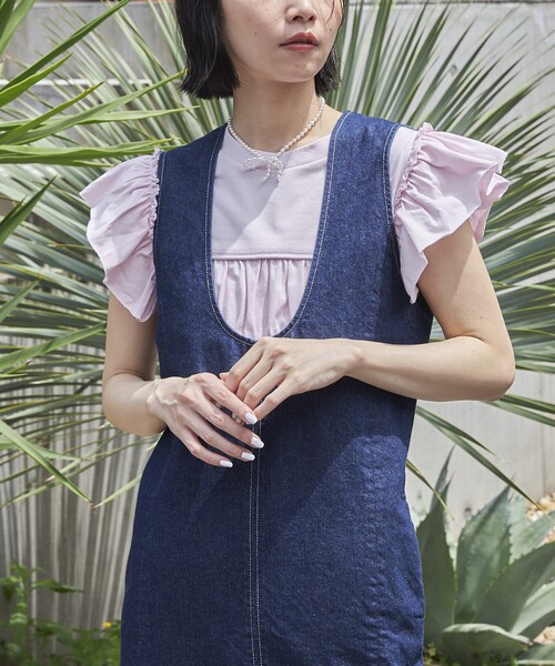 Firsthand（ファーストハンド）の「Firsthand/ファーストハンド RIBBON BALL CHOKER / リボンボールチョーカー（ネックレス・レディース・ホワイト/シルバー・FREE）」の9枚目の写真