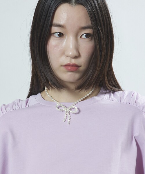 Firsthand（ファーストハンド）の「Firsthand/ファーストハンド RIBBON BALL CHOKER / リボンボールチョーカー（ネックレス・レディース・ホワイト/シルバー・FREE）」の20枚目の写真