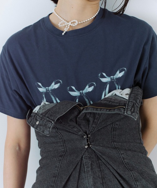 Firsthand（ファーストハンド）の「Firsthand/ファーストハンド RIBBON BALL CHOKER / リボンボールチョーカー（ネックレス・レディース・ホワイト/シルバー・FREE）」の11枚目の写真