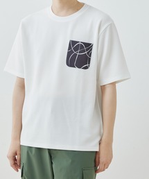 j.n.r.d/ウェーブワッフルポケットTシャツ