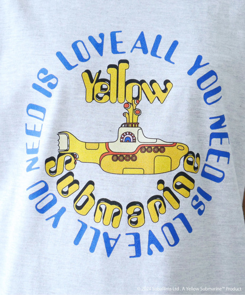 PAR ICI(パーリッシィ)の「Yellow Submarine T-shirt(Tシャツ/カットソー・レディース・グレー・FREE)」の2枚目の写真