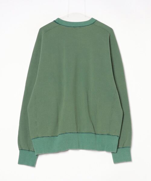 URU（ウル）の「URU/ウル/CREW NECK SWEAT（スウェット・メンズ・ネイビー/モスグリーン/ピンク・1/3/2）」の4枚目の写真