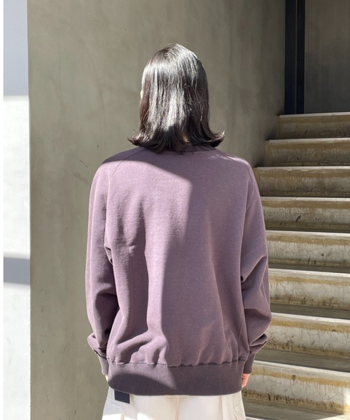 URU（ウル）の「URU/ウル/CREW NECK SWEAT（スウェット・メンズ・ネイビー/モスグリーン/ピンク・1/3/2）」の10枚目の写真