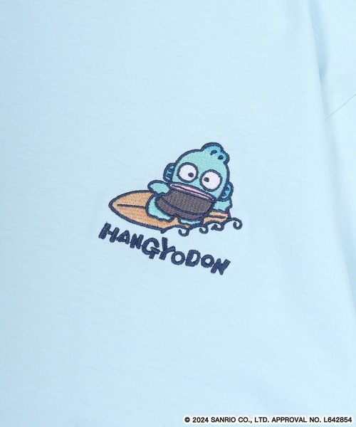 sanrio(サンリオ)の「sanrio characters ハンギョドン 長袖Tシャツ(Tシャツ/カットソー・メンズ・エメラルド/ライトグリーン/ホワイト/ブラック/サックスブルー/ネイビー・L/M/LL)」の18枚目の写真