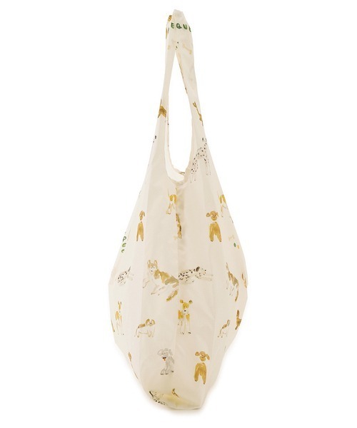 gelato pique（ジェラートピケ）の「【ヒラノトシユキ】DOG柄エコバッグL（エコバッグ/サブバッグ・レディース・オフホワイト・FREE）」の4枚目の写真