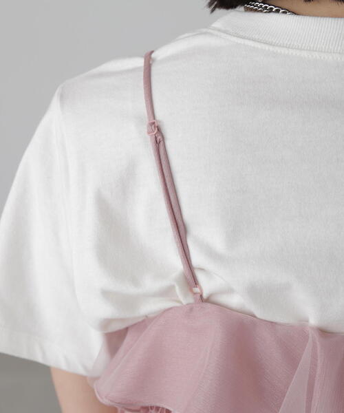 FREE'S MART（フリーズマート）の「◆フリルキャミソール（シャツ/ブラウス・レディース・ブラック/ピンク/ホワイト・FREE）」の19枚目の写真