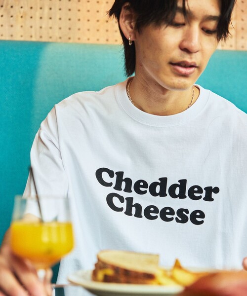 FREAK'S STORE（フリークスストア）の「限定展開 Relax Fit リラックスフィット フロントプリント クルーネック Tシャツ/Diner Menu Assortment（Tシャツ/カットソー・メンズ・アッシュグレー/ネイビー/ブラック系4/ブラック系5/ブラック系2/ブラック系3/ホワイト系9/ブラック系1/ホワイト系7/ホワイト系8/ホワイト系5/ホワイト系6/ホワイト系3/ホワイト系4/ホワイト系1/ホワイト系2/イエロー/ピンク系その他/サックスブルー/ピンク・SMALL/MEDIUM/LARGE）」の7枚目の写真