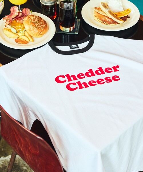 FREAK'S STORE（フリークスストア）の「限定展開 Relax Fit リラックスフィット フロントプリント クルーネック Tシャツ/Diner Menu Assortment（Tシャツ/カットソー・メンズ・アッシュグレー/ネイビー/ブラック系4/ブラック系5/ブラック系2/ブラック系3/ホワイト系9/ブラック系1/ホワイト系7/ホワイト系8/ホワイト系5/ホワイト系6/ホワイト系3/ホワイト系4/ホワイト系1/ホワイト系2/イエロー/ピンク系その他/サックスブルー/ピンク・SMALL/MEDIUM/LARGE）」の8枚目の写真
