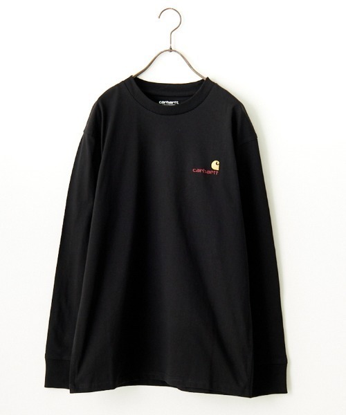 ★Carhartt★アメリカン スクリプト ロング スリーブ Tシャツ カーハート（CARHARTT）（メンズ）ロングスリーブ アメリカン