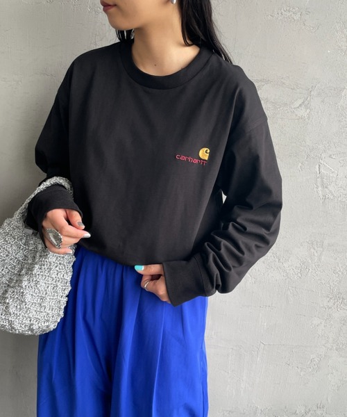 carhartt カーハート American Script ロンT WORK IN PROGRESS ロングスリーブアメリカンスクリプトTシャツ
