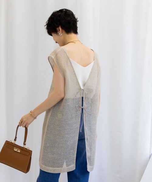 NOLLEY’S（ノーリーズ）の「オトナサテン2WAYキャミソール（キャミソール・レディース・ブラック/ホワイト/ベージュ・38）」の12枚目の写真