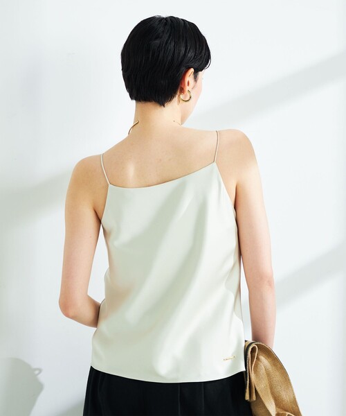 NOLLEY’S（ノーリーズ）の「オトナサテン2WAYキャミソール（キャミソール・レディース・ブラック/ホワイト/ベージュ・38）」の17枚目の写真