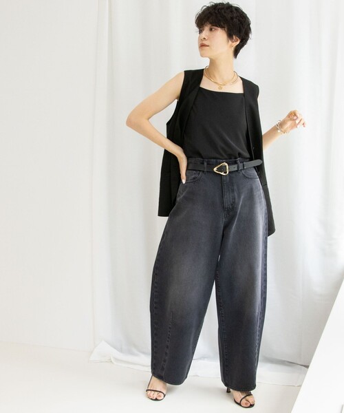 NOLLEY’S（ノーリーズ）の「オトナサテン2WAYキャミソール（キャミソール・レディース・ブラック/ホワイト/ベージュ・38）」の22枚目の写真