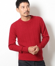GLOBAL WORK | ７ゲージケーブルニットプルオーバー/567423 (ニット/セーター)