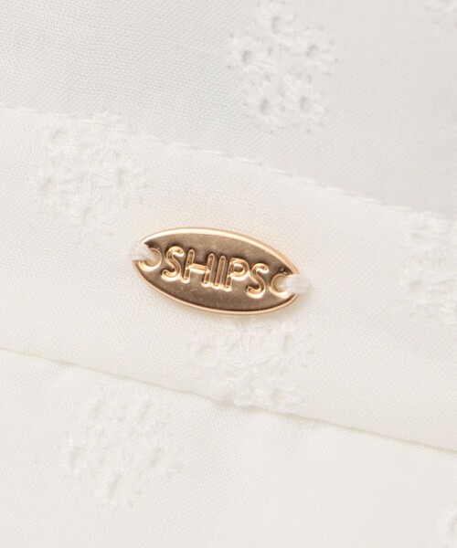 SHIPS（シップス）の「SHIPS KIDS:〈UVカット〉レース ベビー ハット（ハット・キッズ・ホワイト・SMALL/MEDIUM）」の4枚目の写真