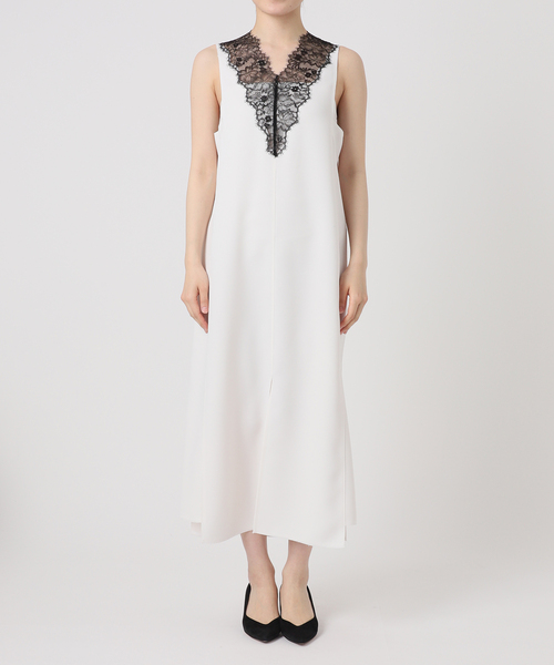 セール】クリアツイルレースワンピース（ワンピース）｜VERMEIL par