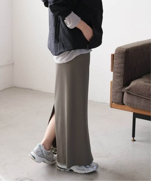 JOURNAL STANDARD（ジャーナルスタンダード）の「《追加2》ハリヌキテレコロングスカート（スカート・レディース・チャコールグレー/ブラック・FREE）」の6枚目の写真