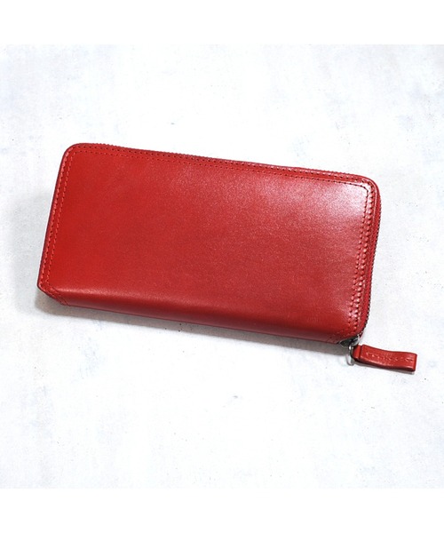 JOYA(ジョヤ)の「ADHIAレザー蛇腹カード入れ付きラウンド長財布(財布・メンズ・ブラック/ネイビー/キャメル/チョコ/グリーン/イエロー/オレンジ/レッド・FREE)」の7枚目の写真