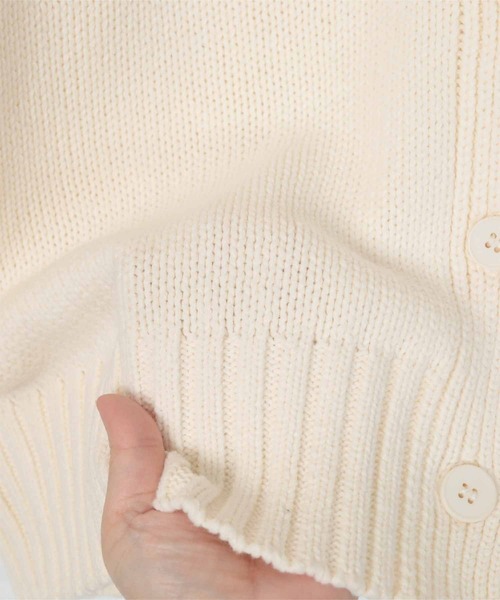 miette(ミエット)の「リボン刺繍Vネックカーディガン(カーディガン/ボレロ・レディース・ブラック/アイボリー/ブルー/グレー/ブラウン・FREE)」の10枚目の写真