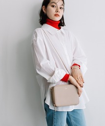 BEAURE ヴュレ シープレザー スクエア ウォレット ショルダー