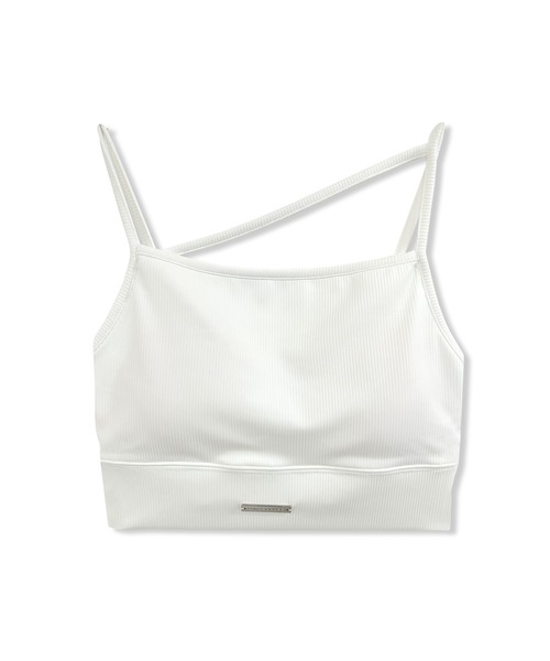 ANDGEEBEE(アンジービー)の「アシメキャミソールインナー(タンクトップ・レディース・ブラック/ホワイト・FREE)」の12枚目の写真