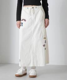 AVIREX | WAPPEN PRINT LONG SKIRT/ワッペンプリント ロングスカート(スカート)