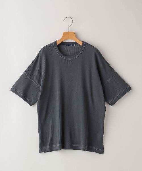 SHIPS（シップス）の「THYARD:130～170cm / ワッフル 半袖 TEE（Tシャツ/カットソー・キッズ・ライトブルー/グレー/ブラック・LARGE/X-LARGE/XX-LARGE）」の2枚目の写真