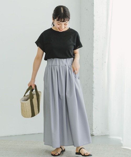 ITEMS URBANRESEARCH（アイテムズ アーバンリサーチ）の「サッカーストライプスカート（スカート・レディース・ライトブルー・FREE）」の18枚目の写真