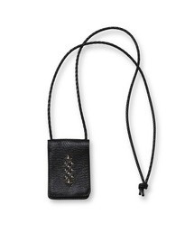 CALEE | STUDS LEATHER NECK STRAP MULTI CASE(コインケース)