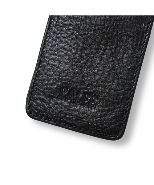 CALEE(キャリー)の「STUDS LEATHER NECK STRAP MULTI CASE(コインケース・メンズ・ブラック・FREE)」の3枚目の写真