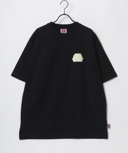 BEN DAVIS(ベンデイビス)の「BEN DAVIS/ベンデイビス LAUNCH SMOKE TEE/オーバーサイズ バックプリント ロゴ ワンポイント 半袖Tシャツ/レディース メンズ(Tシャツ/カットソー・メンズ・ピンク/ホワイト/ブラック・M/XL/L)」の12枚目の写真
