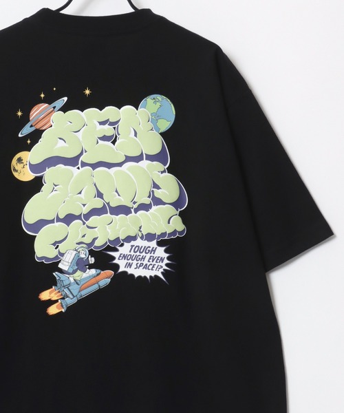 BEN DAVIS(ベンデイビス)の「BEN DAVIS/ベンデイビス LAUNCH SMOKE TEE/オーバーサイズ バックプリント ロゴ ワンポイント 半袖Tシャツ/レディース メンズ(Tシャツ/カットソー・メンズ・ピンク/ホワイト/ブラック・M/XL/L)」の19枚目の写真