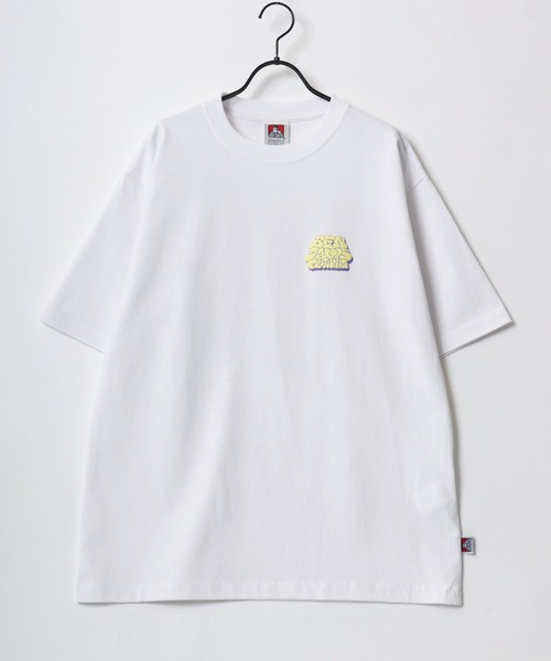 BEN DAVIS(ベンデイビス)の「BEN DAVIS/ベンデイビス LAUNCH SMOKE TEE/オーバーサイズ バックプリント ロゴ ワンポイント 半袖Tシャツ/レディース メンズ(Tシャツ/カットソー・メンズ・ピンク/ホワイト/ブラック・M/XL/L)」の10枚目の写真