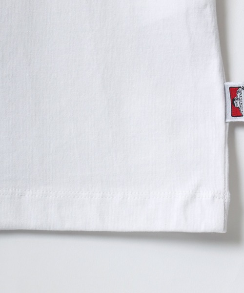 BEN DAVIS(ベンデイビス)の「BEN DAVIS/ベンデイビス LAUNCH SMOKE TEE/オーバーサイズ バックプリント ロゴ ワンポイント 半袖Tシャツ/レディース メンズ(Tシャツ/カットソー・メンズ・ピンク/ホワイト/ブラック・M/XL/L)」の6枚目の写真
