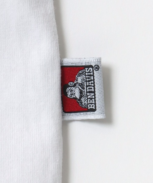 BEN DAVIS(ベンデイビス)の「BEN DAVIS/ベンデイビス LAUNCH SMOKE TEE/オーバーサイズ バックプリント ロゴ ワンポイント 半袖Tシャツ/レディース メンズ(Tシャツ/カットソー・メンズ・ピンク/ホワイト/ブラック・M/XL/L)」の7枚目の写真
