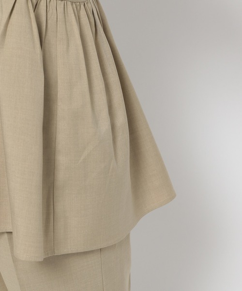 mysty woman(ミスティウーマン)の「フロントタックキャミチュニック(キャミソール・レディース・グレー/ブラウン/ベージュ・FREE)」の18枚目の写真