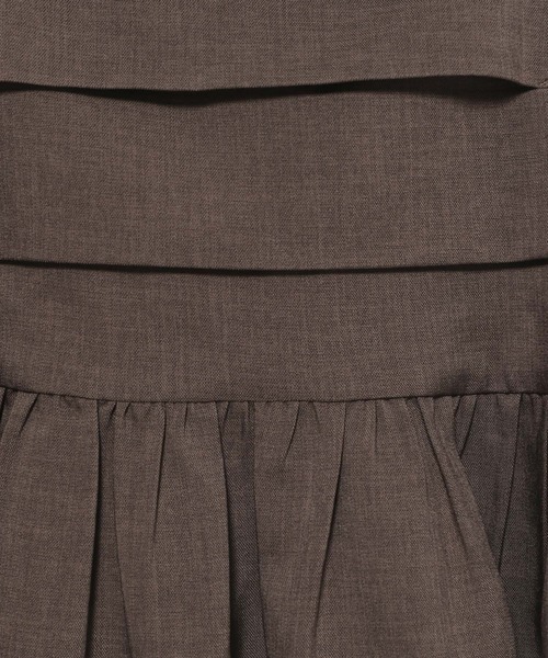 mysty woman(ミスティウーマン)の「フロントタックキャミチュニック(キャミソール・レディース・グレー/ブラウン/ベージュ・FREE)」の21枚目の写真