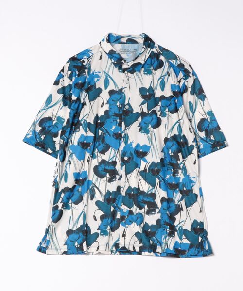 CUSTOM CULTURE（カスタムカルチャー）の「【Custom Culture】PRINTトリコット スムース ショートスリーブ シャツ（シャツ/ブラウス・メンズ・ブルー系その他/オレンジ系その他/イエロー系その他・4/2/3）」の14枚目の写真