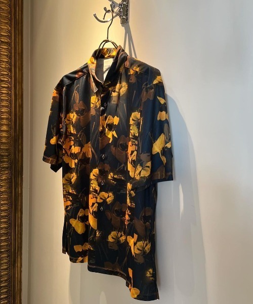 CUSTOM CULTURE（カスタムカルチャー）の「【Custom Culture】PRINTトリコット スムース ショートスリーブ シャツ（シャツ/ブラウス・メンズ・ブルー系その他/オレンジ系その他/イエロー系その他・4/2/3）」の13枚目の写真