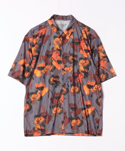 CUSTOM CULTURE（カスタムカルチャー）の「【Custom Culture】PRINTトリコット スムース ショートスリーブ シャツ（シャツ/ブラウス・メンズ・ブルー系その他/オレンジ系その他/イエロー系その他・4/2/3）」の16枚目の写真