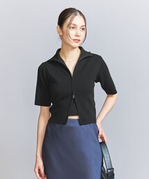 BEAUTY&YOUTH UNITED ARROWS | コットンブレンド リブ ジップ カーディガン(カーディガン/ボレロ)